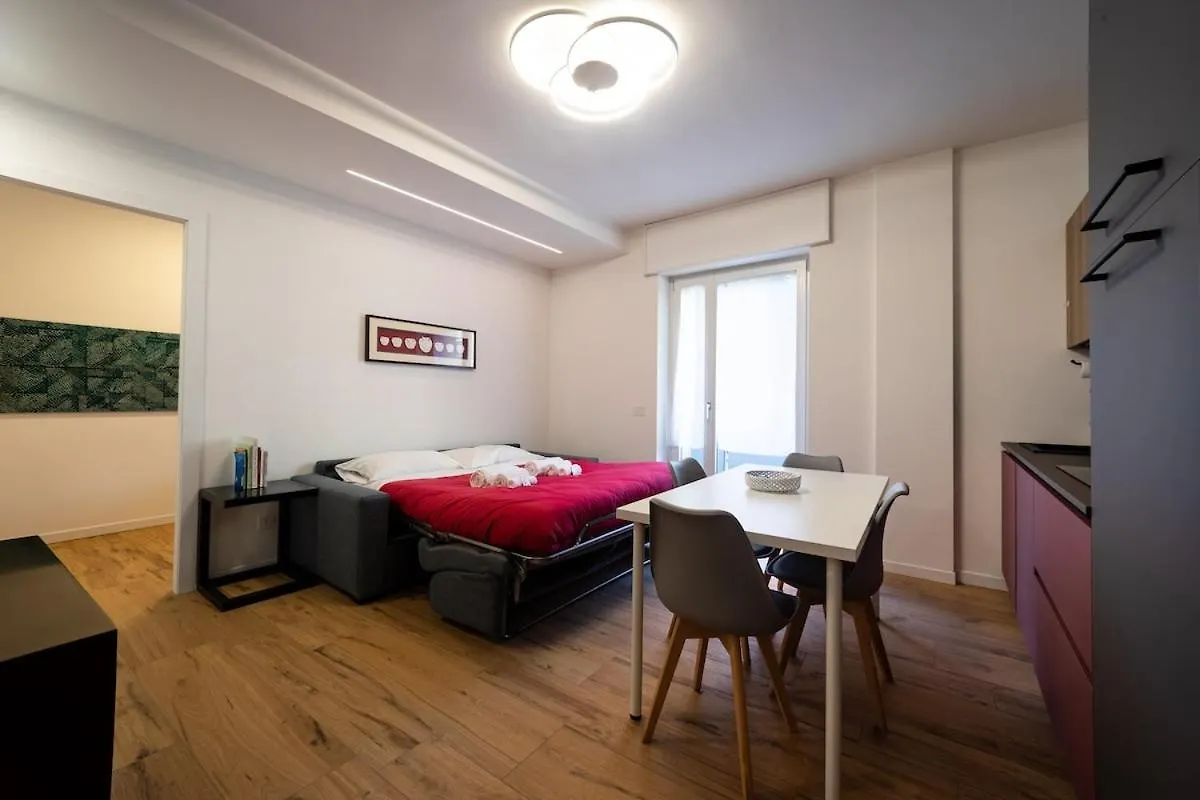 Modern Red Flat In Verona