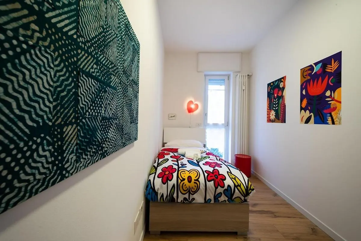 Modern Red Flat In Verona